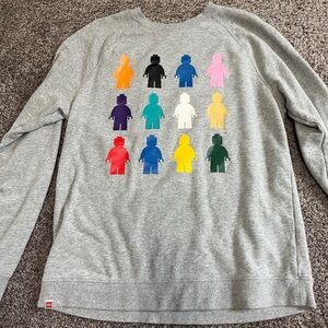 LegoXTarget Grey Minifigure Sweatshirt
